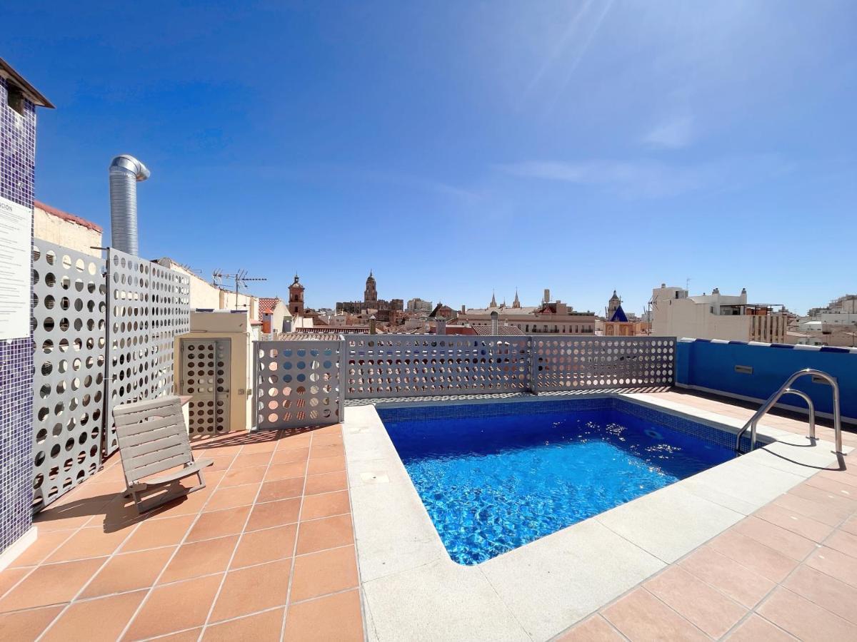 Homely Malaga Carreteria Con Piscina Zewnętrze zdjęcie