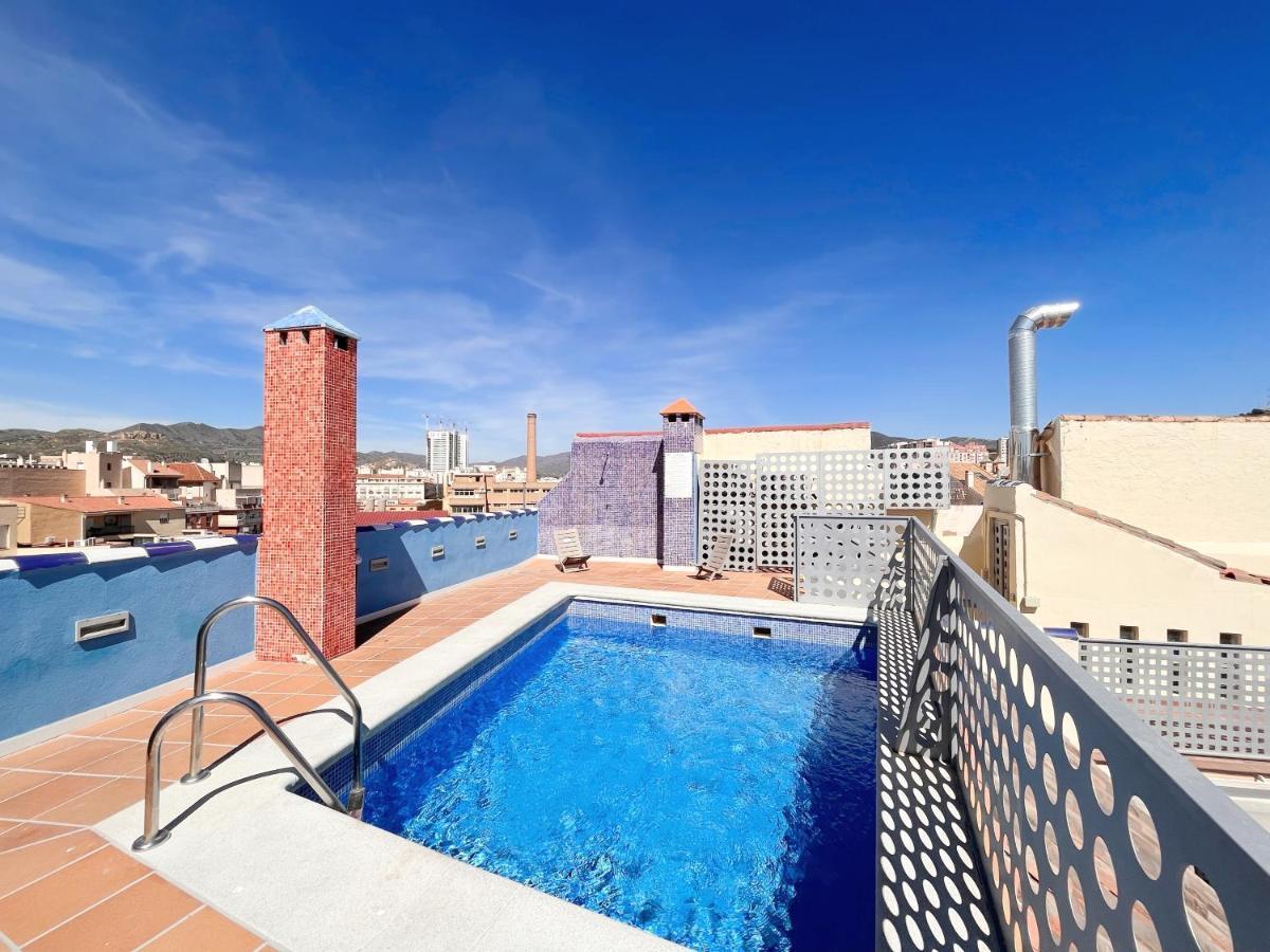 Homely Malaga Carreteria Con Piscina Zewnętrze zdjęcie